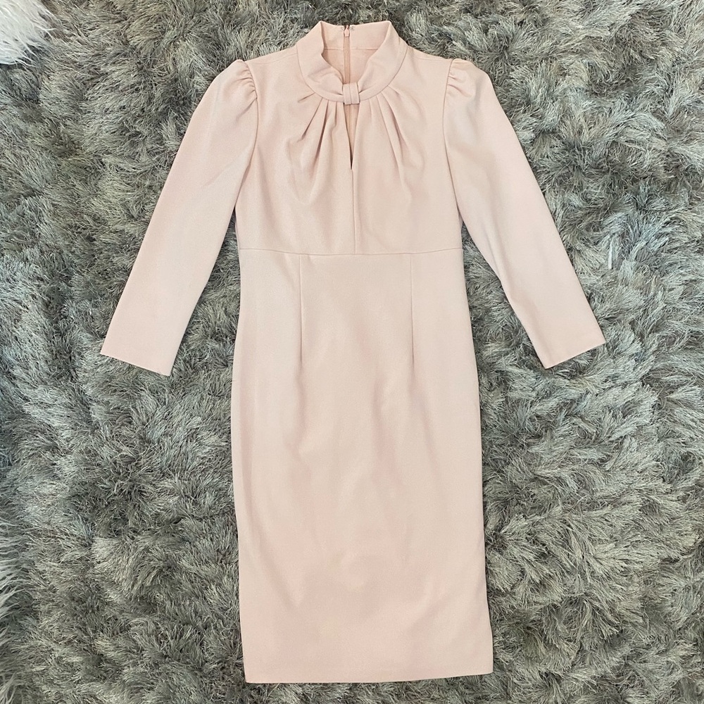 Calvin Klein long sleeve midi dress